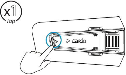 Cardo - PACKTALK EDGE - Música - Encender la música Música - Encender la música