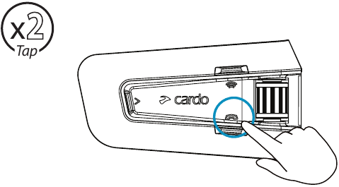 Cardo - PACKTALK EDGE - Llamada telefónica - Llamar a marcación rápida Llamada telefónica - Llamar a marcación rápida