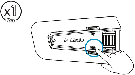 Cardo - PACKTALK EDGE - Llamada telefónica - Finalizar llamada Llamada telefónica - Finalizar llamada