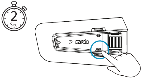 Cardo - PACKTALK EDGE - Llamada telefónica - Rellamar Llamada telefónica - Rellamar