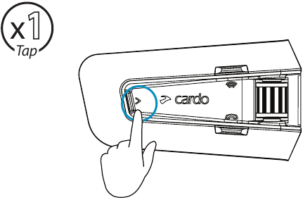 Cardo - PACKTALK EDGE - Radio - Siguiente presintonía Radio - Siguiente presintonía
