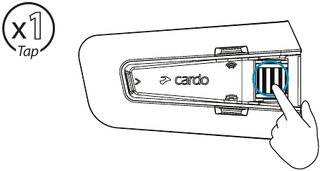 Cardo - PACKTALK EDGE - Radio - Apagar la radio Radio - Apagar la radio