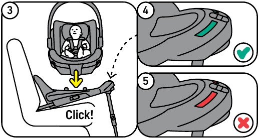 BESAFE - Go Beyond - Instalación del asiento en la Beyond Base - Paso 2 Instalación del asiento en la Beyond Base - Paso 2