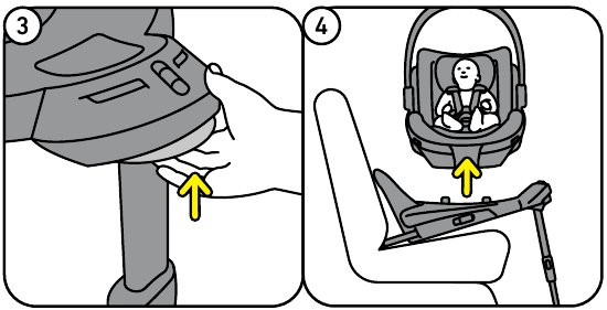 BESAFE - Go Beyond - Extracción del asiento de la base Extracción del asiento de la base