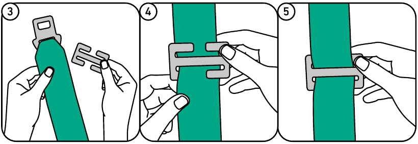 BESAFE - Go Beyond - Uso de un acortador de cinturón - Paso 2 Uso de un acortador de cinturón - Paso 2