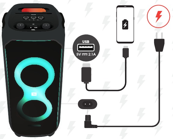 Harman - JBL PARTYBOX 710 - Carga Carga