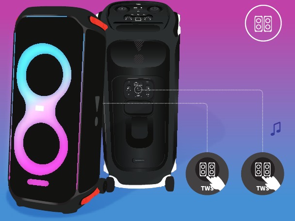 Harman - JBL PARTYBOX 710 - Estéreo inalámbrico verdadero Estéreo inalámbrico verdadero