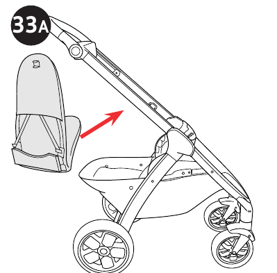 Chicco - BRAVO PRIMO - Cómo acoplar el asiento - Paso 1 Cómo acoplar el asiento - Paso 1
