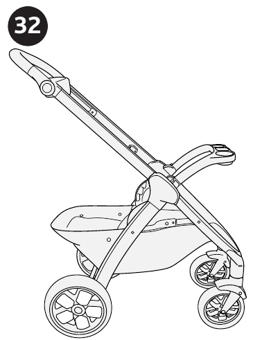 Chicco - BRAVO PRIMO - Cómo usar el modo de portabebés - Paso 1 Cómo usar el modo de portabebés - Paso 1