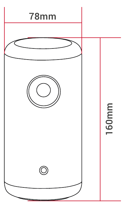 Anker - NEBULA Capsule 3 - Dimensiones Dimensiones