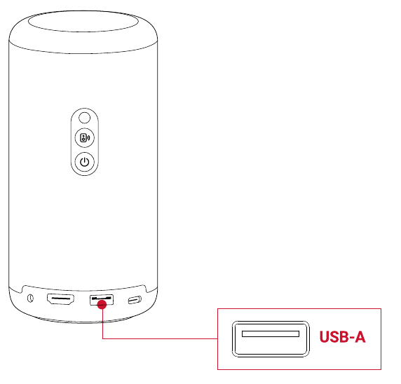 Anker - NEBULA Capsule 3 - Reproducción desde una unidad USB Reproducción desde una unidad USB