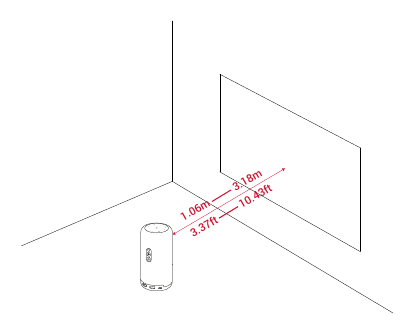 Anker - NEBULA Capsule 3 - Colocar el proyector Colocar el proyector