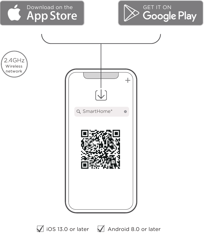 Midea - S8+ - APP y control por voz APP y control por voz