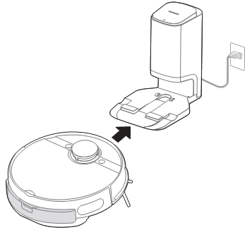 Midea - S8+ - Carga del robot aspirador Carga del robot aspirador