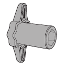 Llave para la rueda delantera