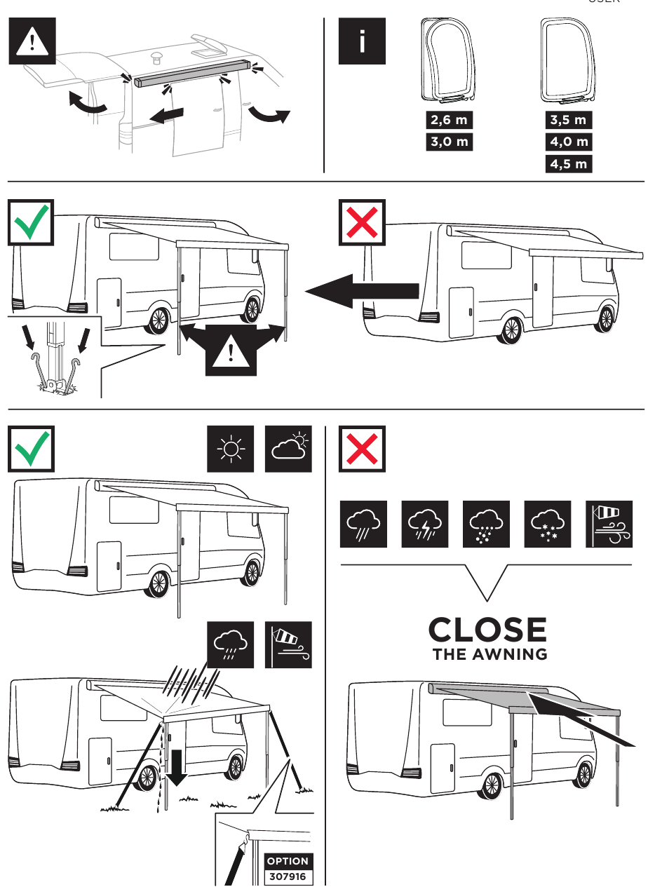 Thule - 4200 - ADVERTENCIAS E INFORMACIÓN - Paso 2 ADVERTENCIAS E INFORMACIÓN - Paso 2