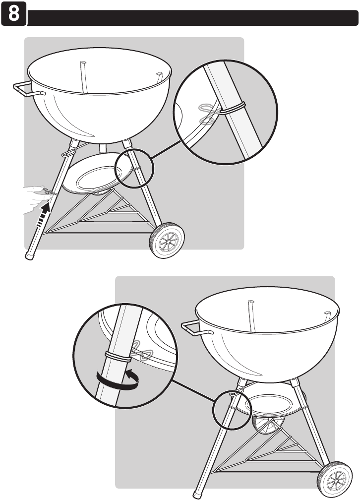 Weber - ORIGINAL KETTLE 57879 - MONTAJE - Paso 6 MONTAJE - Paso 6
