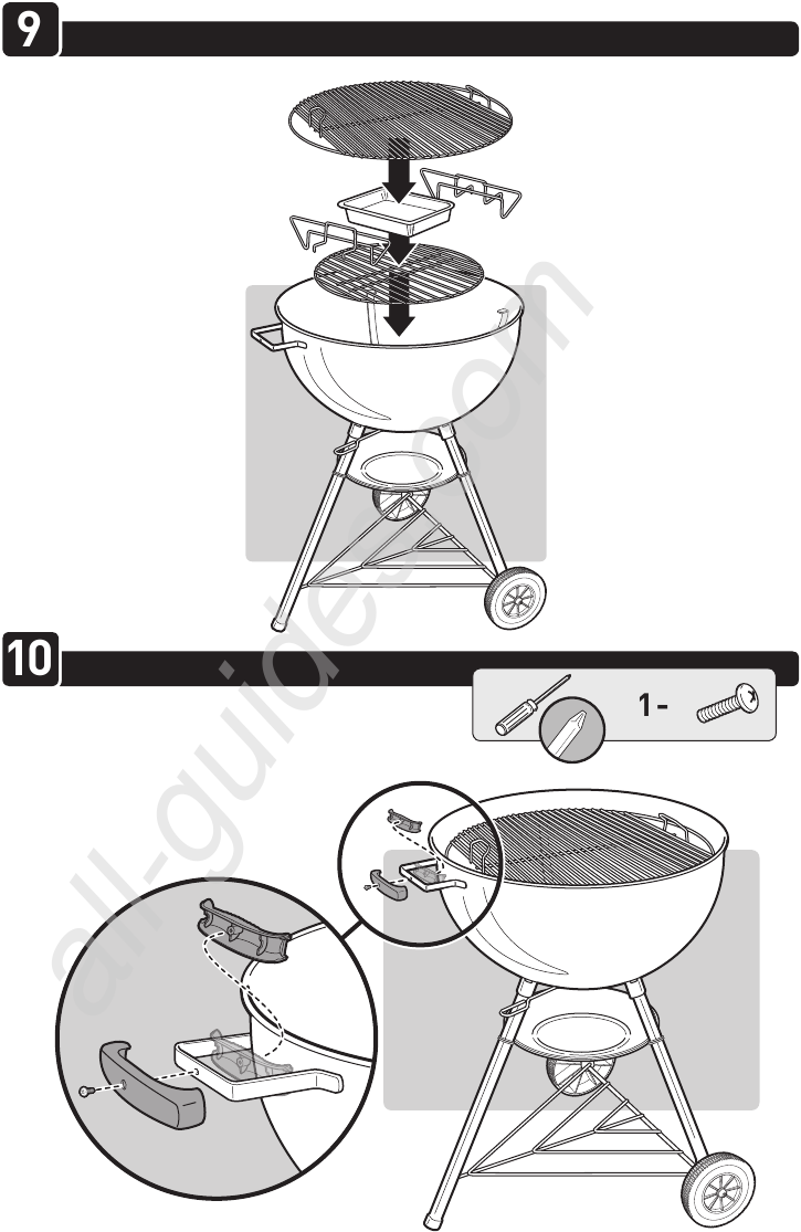 Weber - ORIGINAL KETTLE 57879 - MONTAJE - Paso 7 MONTAJE - Paso 7