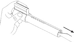 Deslizar el cuerpo del cilindro