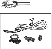 Para cable de alimentación