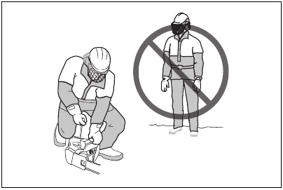 Husqvarna - T435 - Instrucciones de seguridad para el funcionamiento - Paso 2 Instrucciones de seguridad para el funcionamiento - Paso 2