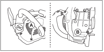 Husqvarna - T435 - Para realizar una comprobación del silenciador - Paso 1 Para realizar una comprobación del silenciador - Paso 1