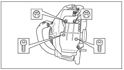 Husqvarna - T435 - Para realizar una comprobación del silenciador - Paso 3 Para realizar una comprobación del silenciador - Paso 3