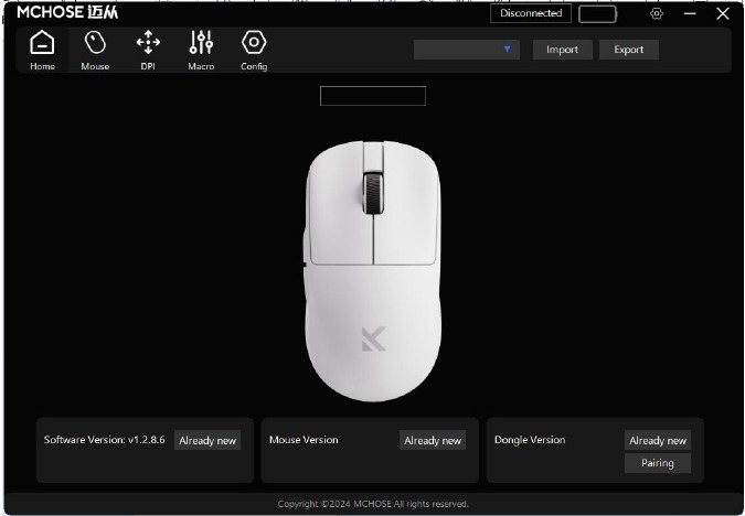 MCHOSE - Serie L7 - Software Software