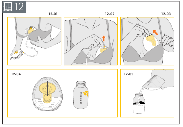 medela - Solo - Cómo quitarse la copa de recogida del sujetador Cómo quitarse la copa de recogida del sujetador