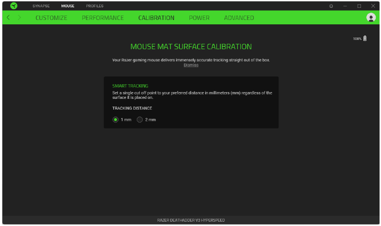 Razer - DEATHADDER V3 HYPERSPEED - PESTAÑA RATÓN - Calibración PESTAÑA RATÓN - Calibración