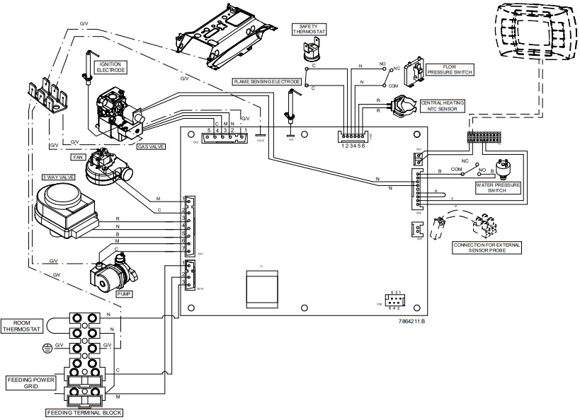Baxi - Luna3 - DIAGRAMA DE CABLEADO ILUSTRADO - 1.310 Fi DIAGRAMA DE CABLEADO ILUSTRADO - 1.310 Fi