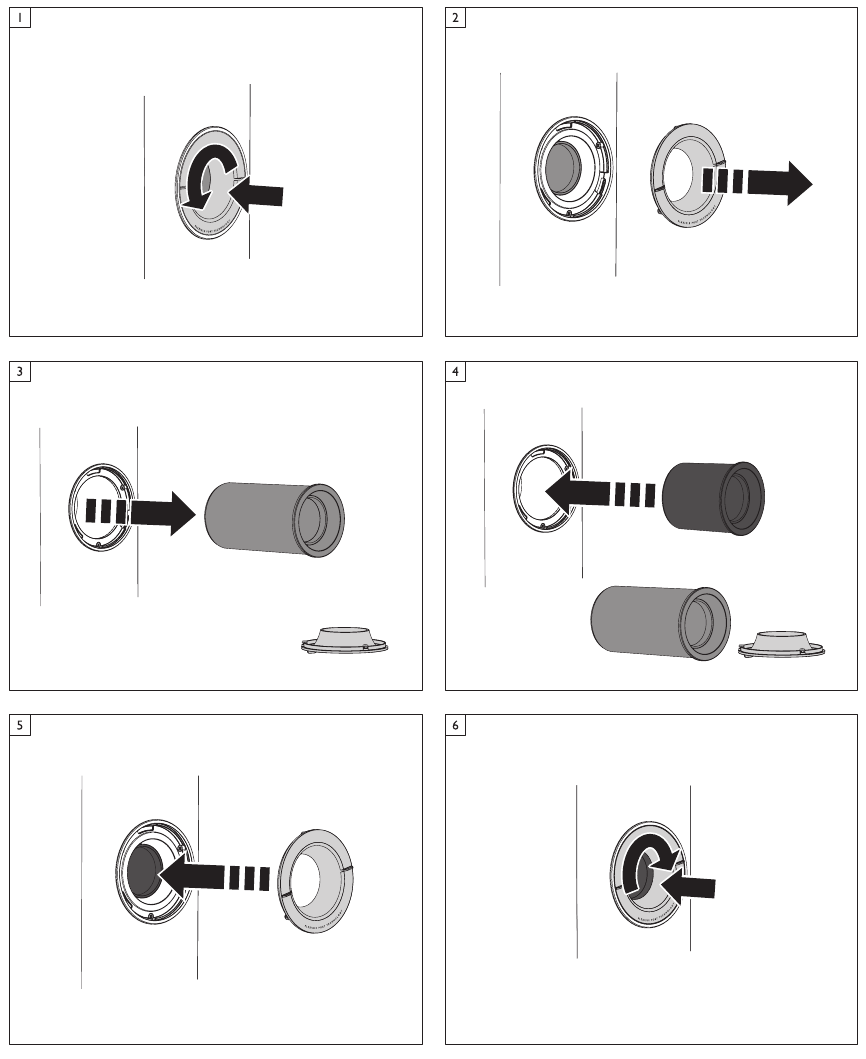 KEF - REFERENCE 1 - Controles y conectores Controles y conectores