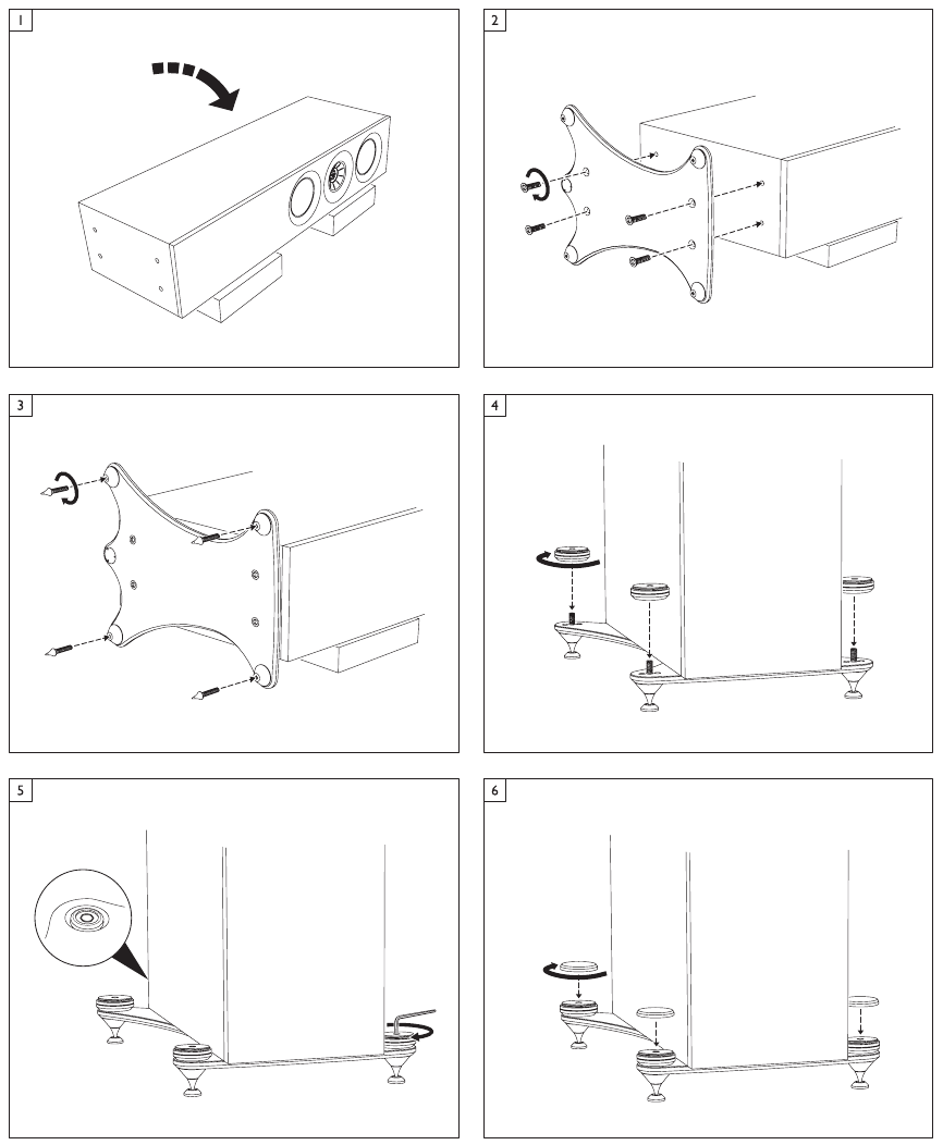 KEF - REFERENCE 1 - Zócalo - REFERENCE 3/REFERENCE 5 Zócalo - REFERENCE 3/REFERENCE 5