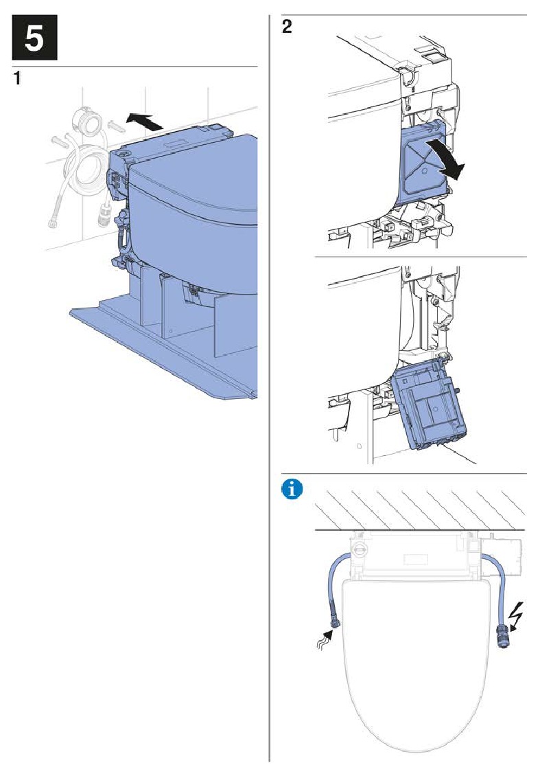 Geberit - AQUACLEAN MERA - Configuración - Paso 12 Configuración - Paso 12