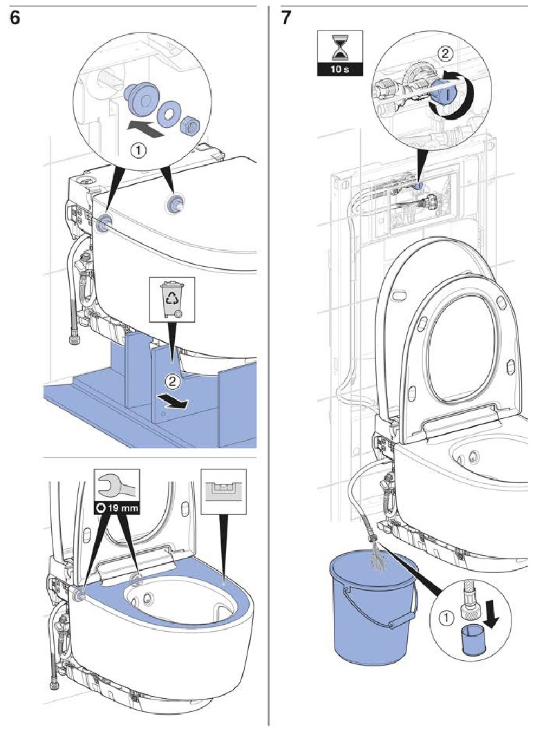 Geberit - AQUACLEAN MERA - Configuración - Paso 14 Configuración - Paso 14