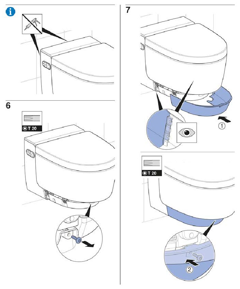 Geberit - AQUACLEAN MERA - Configuración - Paso 21 Configuración - Paso 21