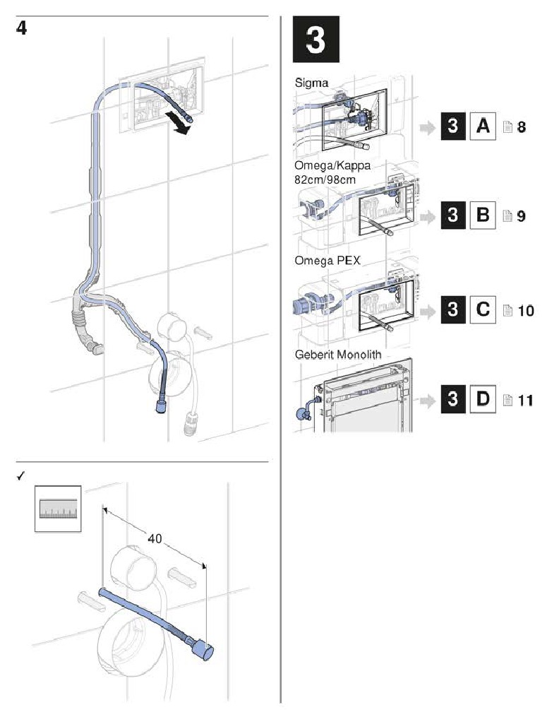 Geberit - AQUACLEAN MERA - Configuración - Paso 5 Configuración - Paso 5