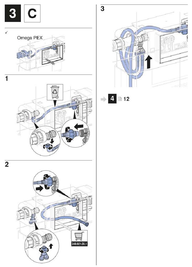 Geberit - AQUACLEAN MERA - Configuración - Paso 8 Configuración - Paso 8