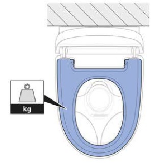 Geberit - AQUACLEAN MERA - Prueba de las funciones de pulverización - Paso 1 Prueba de las funciones de pulverización - Paso 1