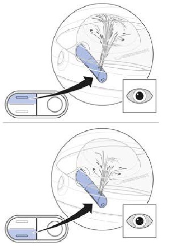 Geberit - AQUACLEAN MERA - Prueba de las funciones de pulverización - Paso 4 Prueba de las funciones de pulverización - Paso 4