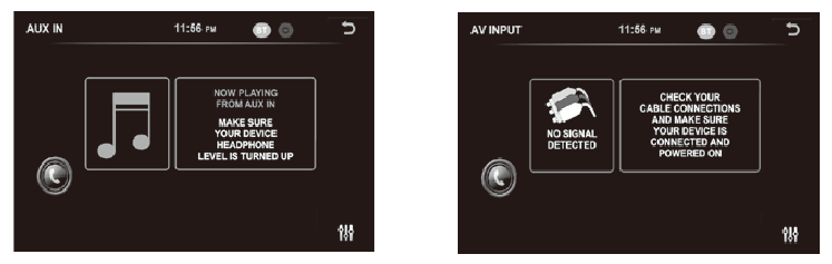 Boss Audio Systems - BV9986BI - MENÚ CÁMARA/AUX/AV - Paso 2 MENÚ CÁMARA/AUX/AV - Paso 2