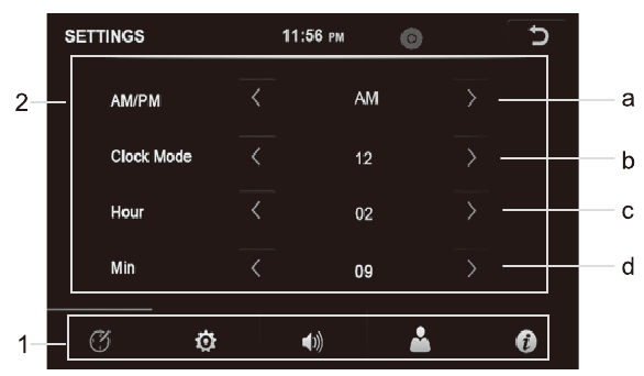 Boss Audio Systems - BV9986BI - CLOCK SETUP-Menú 1 CLOCK SETUP-Menú 1
