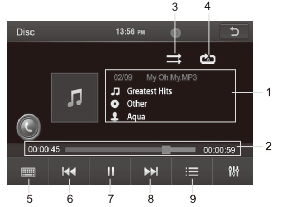 Boss Audio Systems - BV9986BI - MEDIA PLAYING—CD AUDIO REPRODUCCIÓN DE MEDIOS: AUDIO DE CD