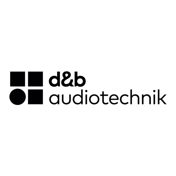 d&b audiotechnik xS 21S-SUB Manual Del Usuario