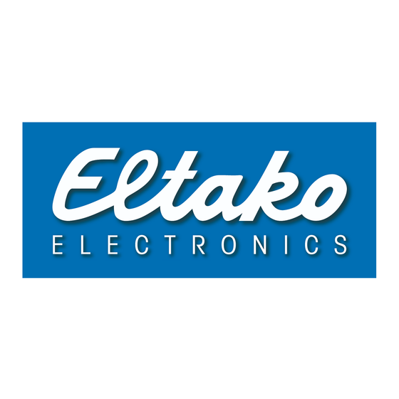 Eltako Safe Información Importante Del Producto