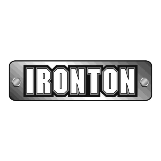 Ironton IPW1600 Manual Del Operador