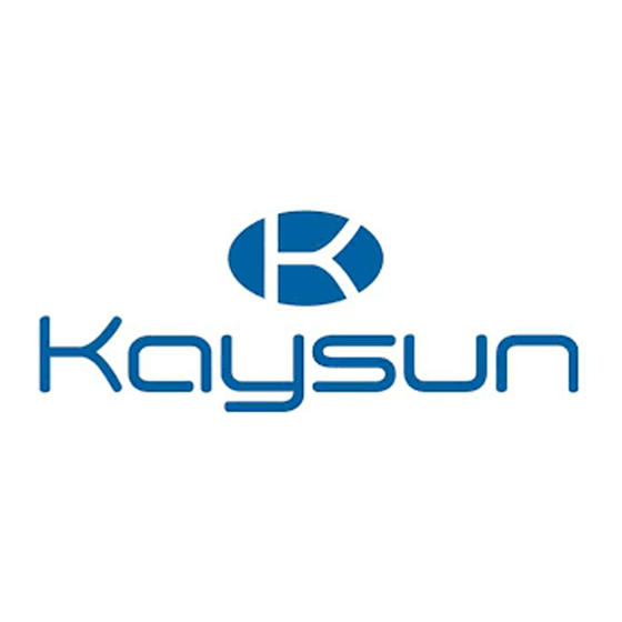 Kaysun Conducto A6 KPD-35 DVN11 Manual De Usuario