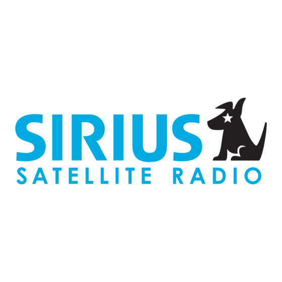 Sirius Satellite Radio SLTC61 Instrucciones De Uso