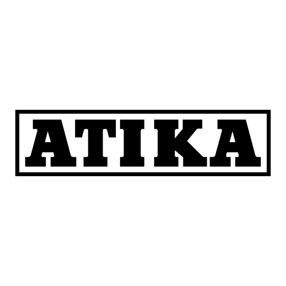 ATIKA HT 315 Manual Del Usuario