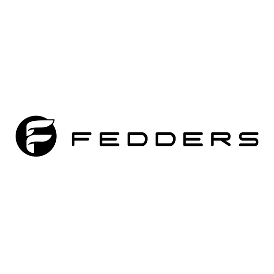 Fedders MS26HR3 Instrucciones De Uso E Instalación